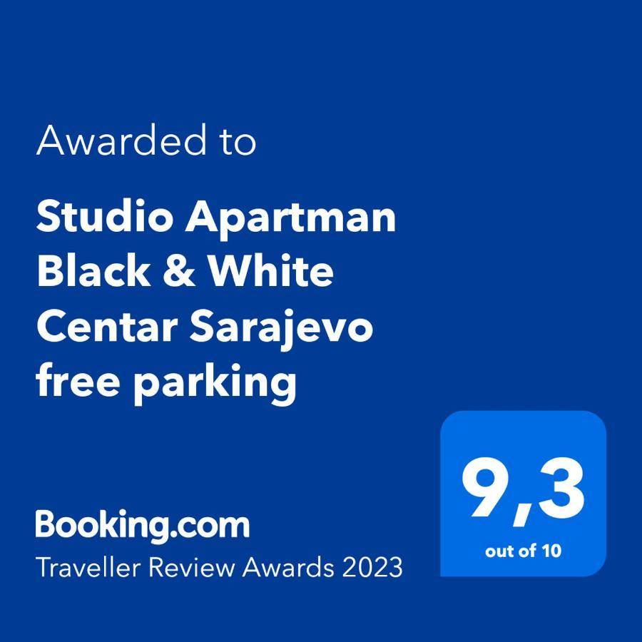 Studio Apartman Black & White Centar Sarajevo Free Parking Εξωτερικό φωτογραφία
